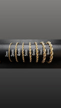 10k gold Hollow & Solid Rope Bracelets